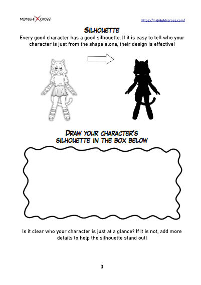 Pro Character Creation Worksheet Preview 3